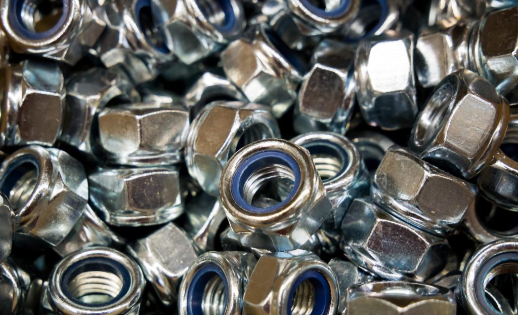 pile of pal nut fasteners